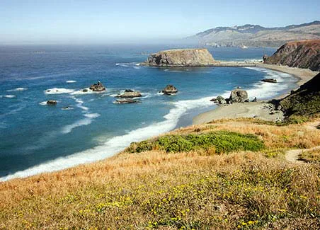 Oregon and California